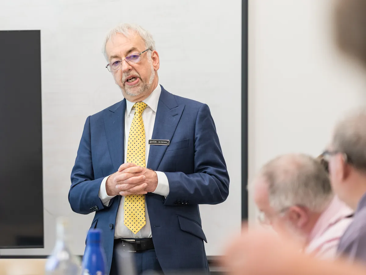 Ian Clements in action